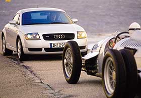 face to face with oldie-racer (500 hp)